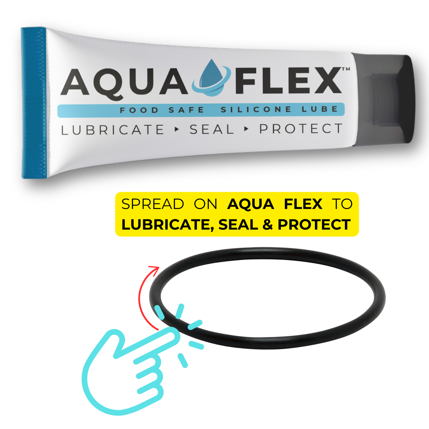 AQUA FLEX | Food Grade Silicone Lubricant | 50g