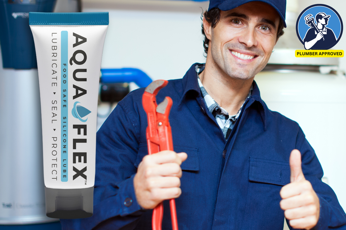 AQUA FLEX: The Go-To Food-Grade Silicone Lubricant for Professional Plumbers