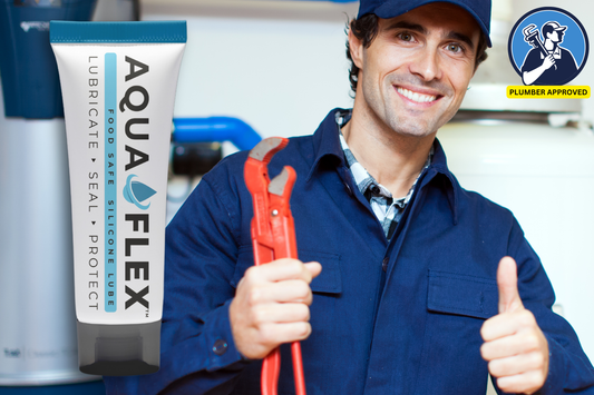 AQUA FLEX: The Go-To Food-Grade Silicone Lubricant for Professional Plumbers