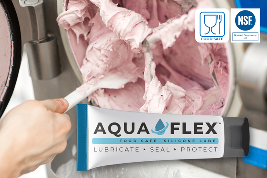 AQUA FLEX: The Essential Food-Grade Silicone Lubricant for Ice Cream, Smoothie, and Frozen Yogurt Machines