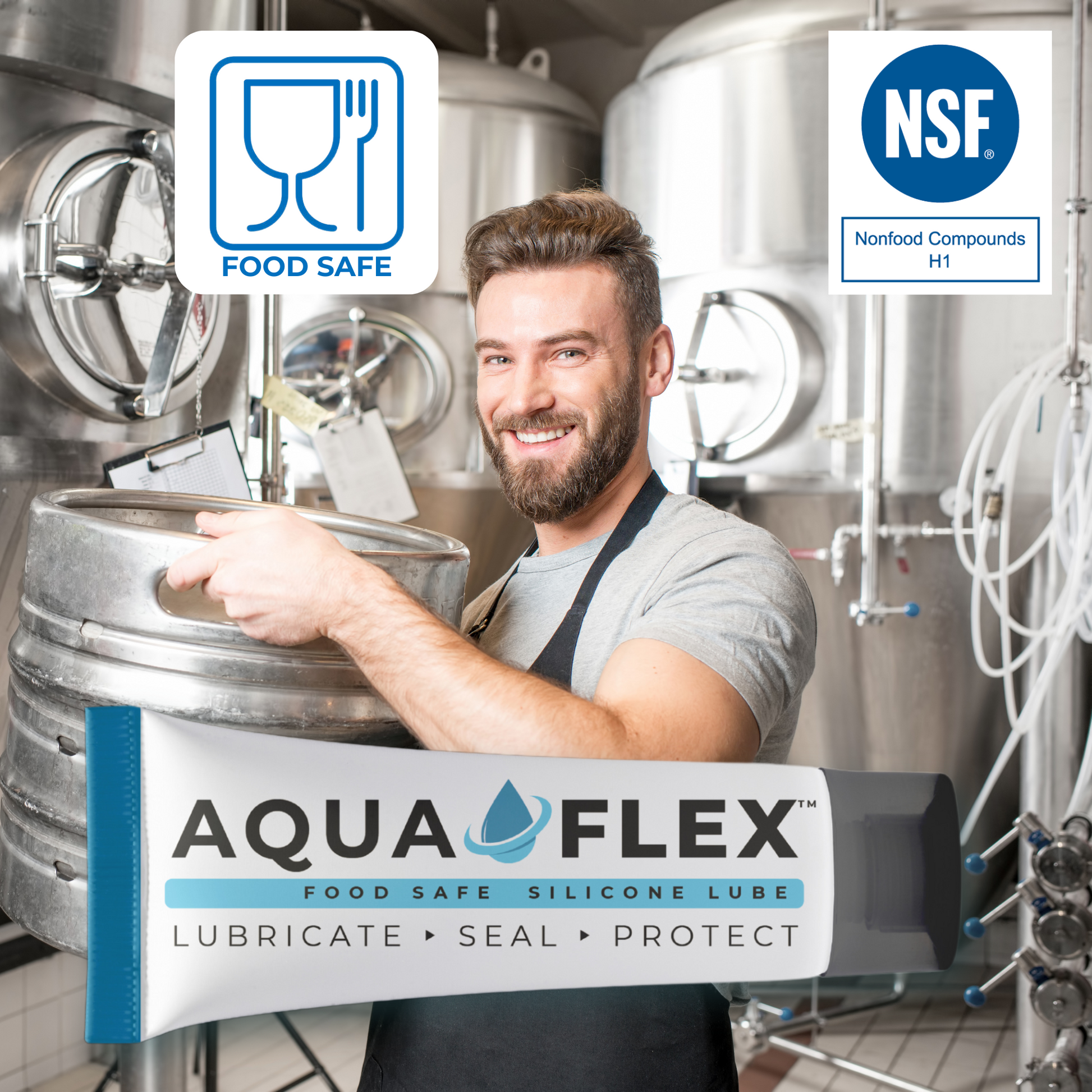 AQUA FLEX | Food Grade Silicone Lubricant | 50g AQUA FLEX | Food Grade Silicone Lubricant | 50g